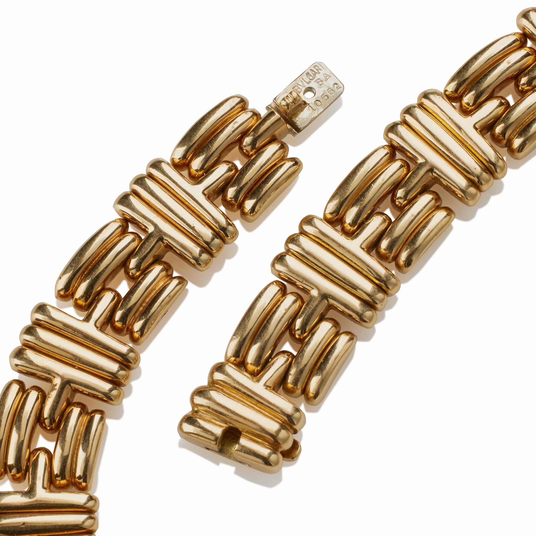 Bulgari Rom Halskette mit rosa Turmalin und Peridot 1