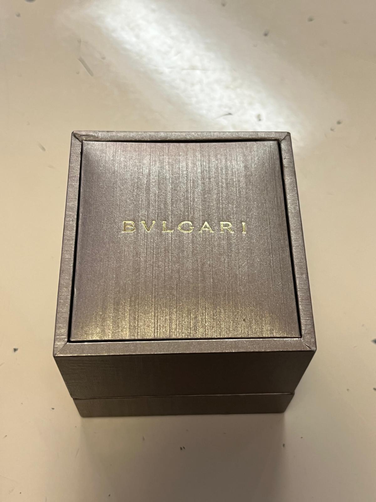 Contemporary Bulgari Rose Gold and Diamond B.zero1 Ring For Sale