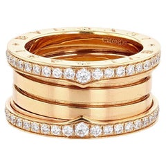Bulgari B.zero1 Ring aus Roségold und Diamanten