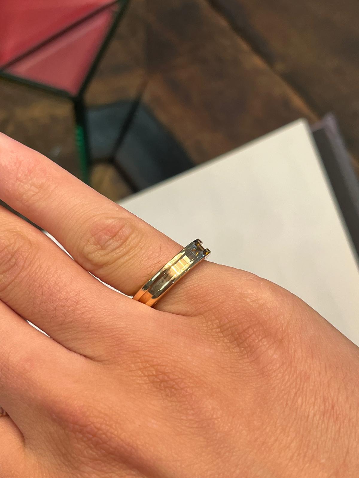 Bulgari Rose Gold B.zero1 Ring In Excellent Condition For Sale In Princeton, NJ