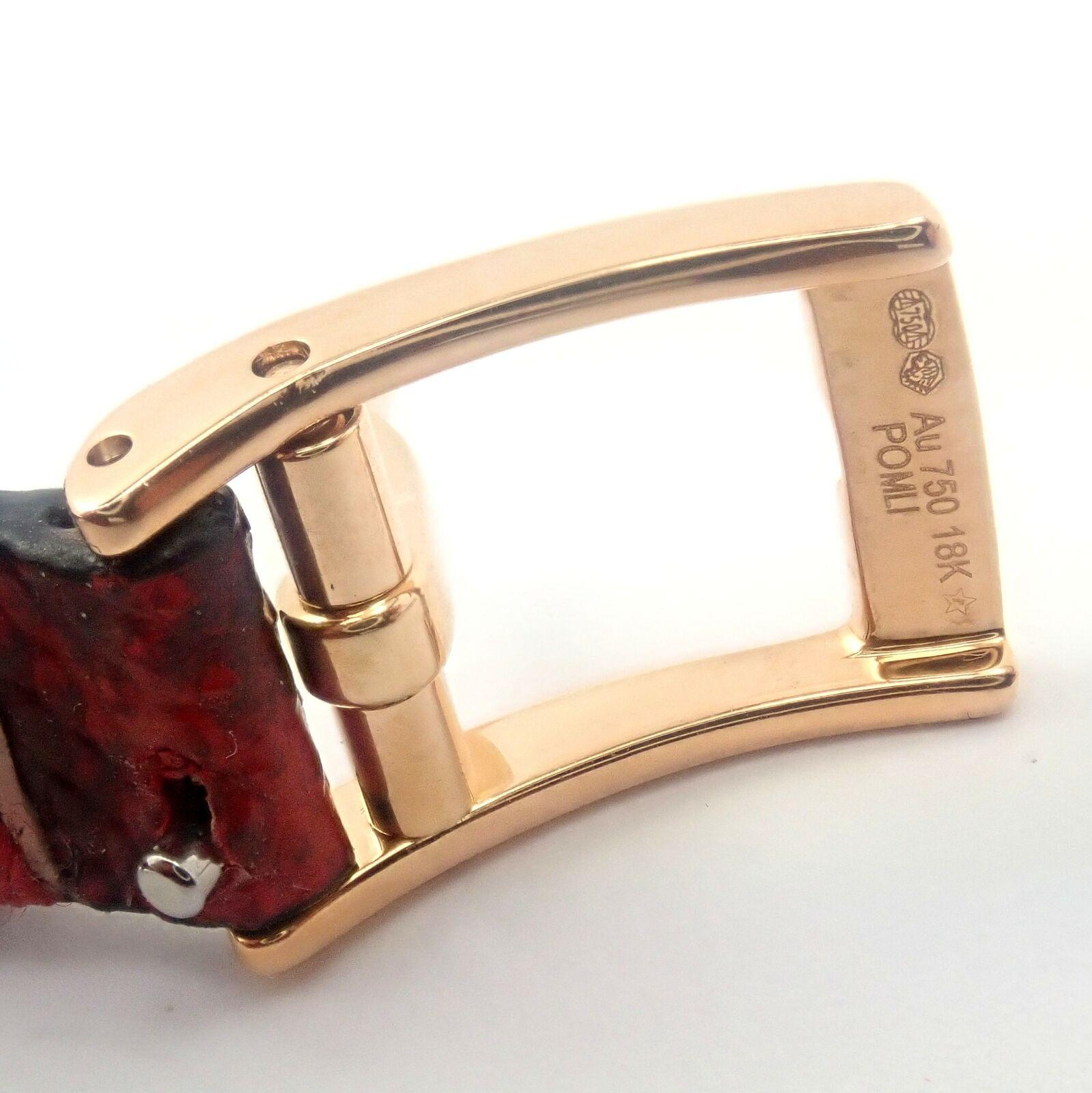 Bulgari Rose Gold Diamond Tubogas Red Serpenti Snake Wristwatch For Sale 1