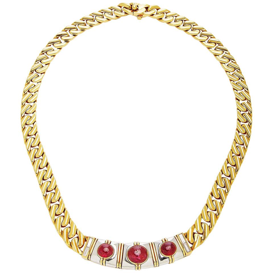 Sapphire and ruby necklace Clearance