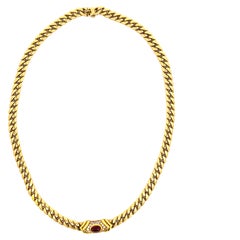 Bulgari Ruby Chain Necklace