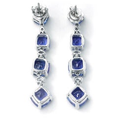 Bulgari Sapphire and Diamond Earrings