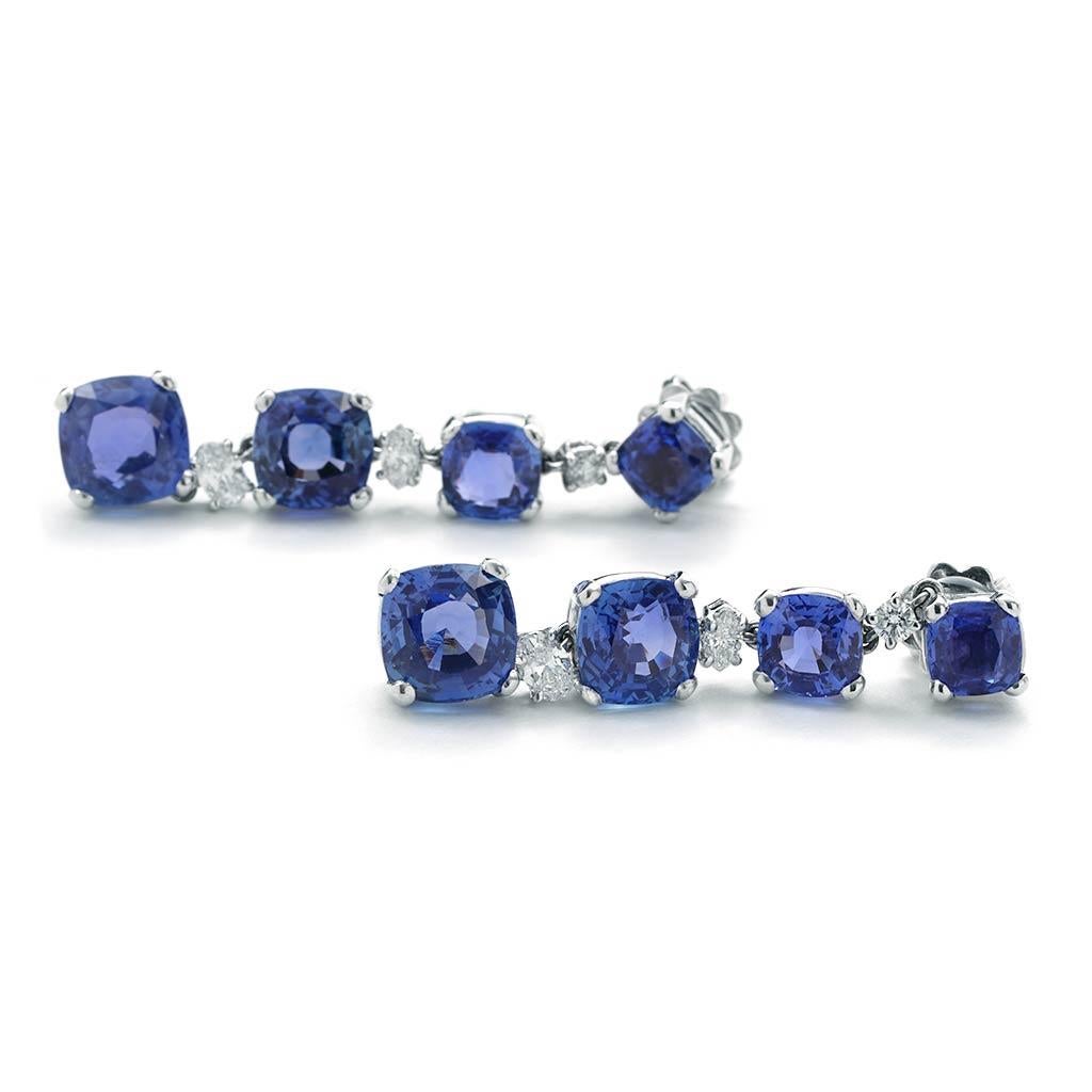 bvlgari sapphire earrings