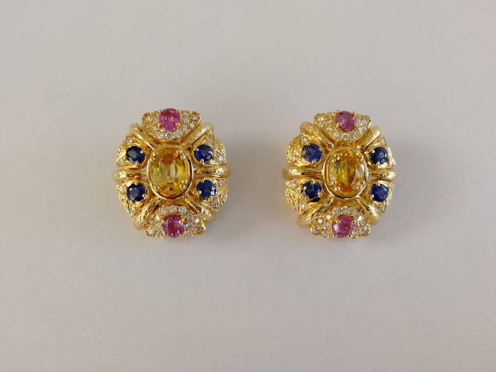 tanishq navratna earrings