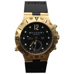 Bulgari Scuba GMT Watch, Yellow Gold, Reference SD38GGMT