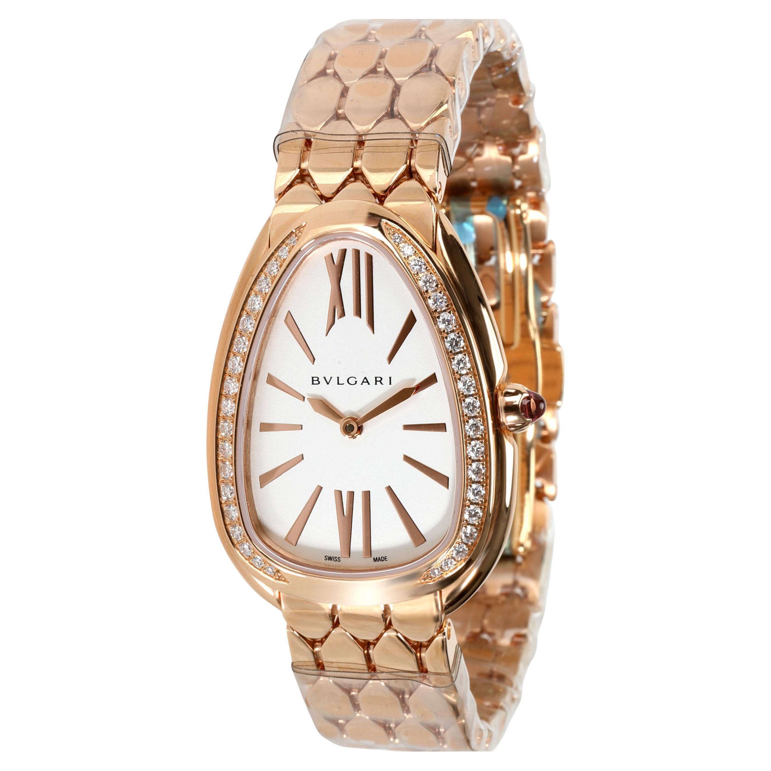 Bulgari Serpenti 103146 Damenuhr aus 18 Karat Roségold