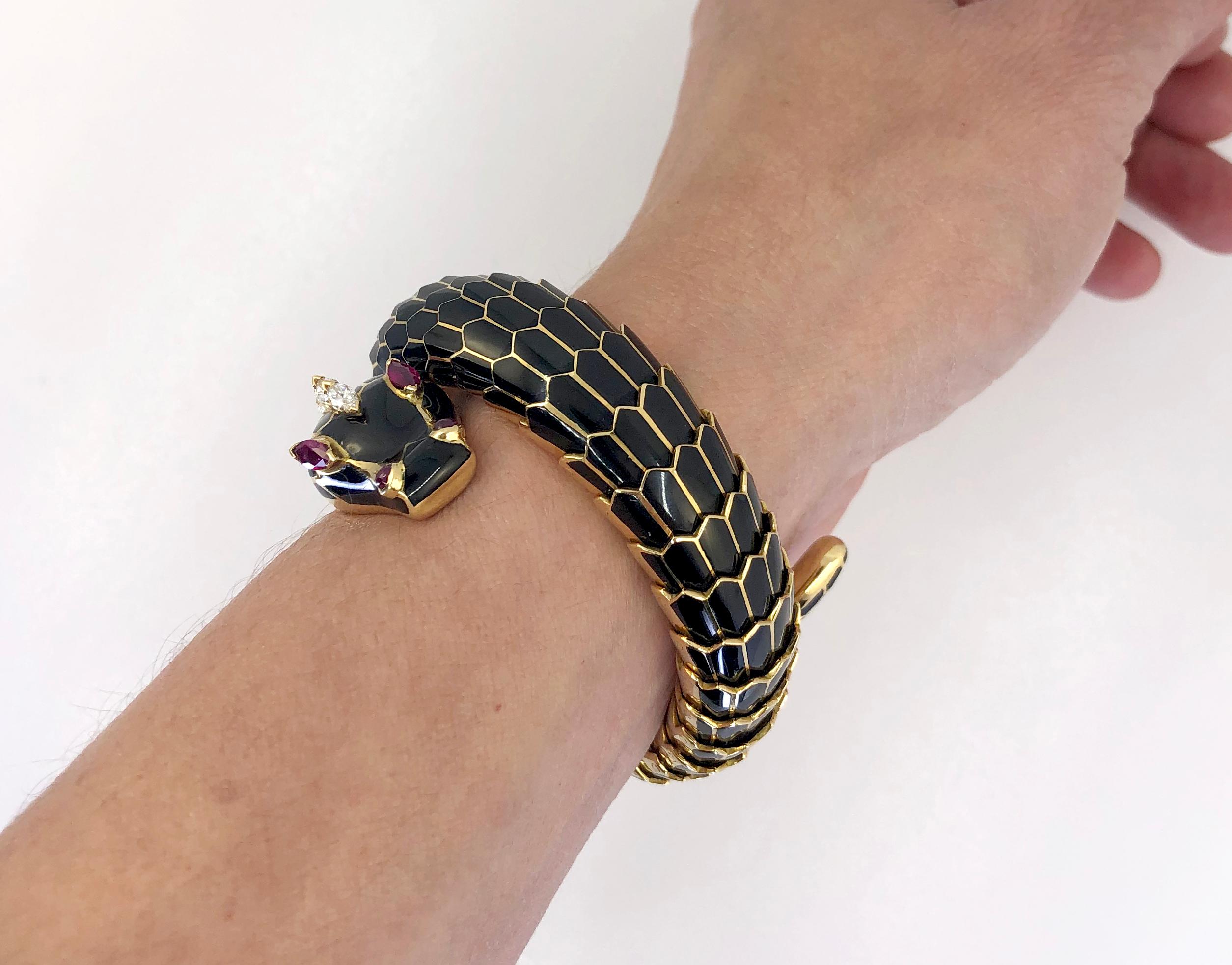 bulgari snake bracelet gold