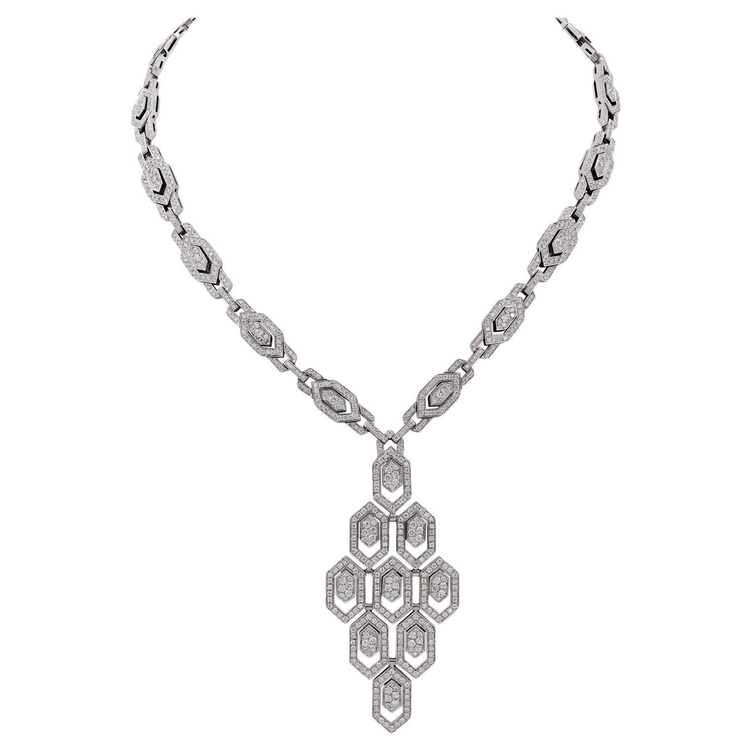 Bulgari Serpenti Collana Diamant-Halskette im Angebot