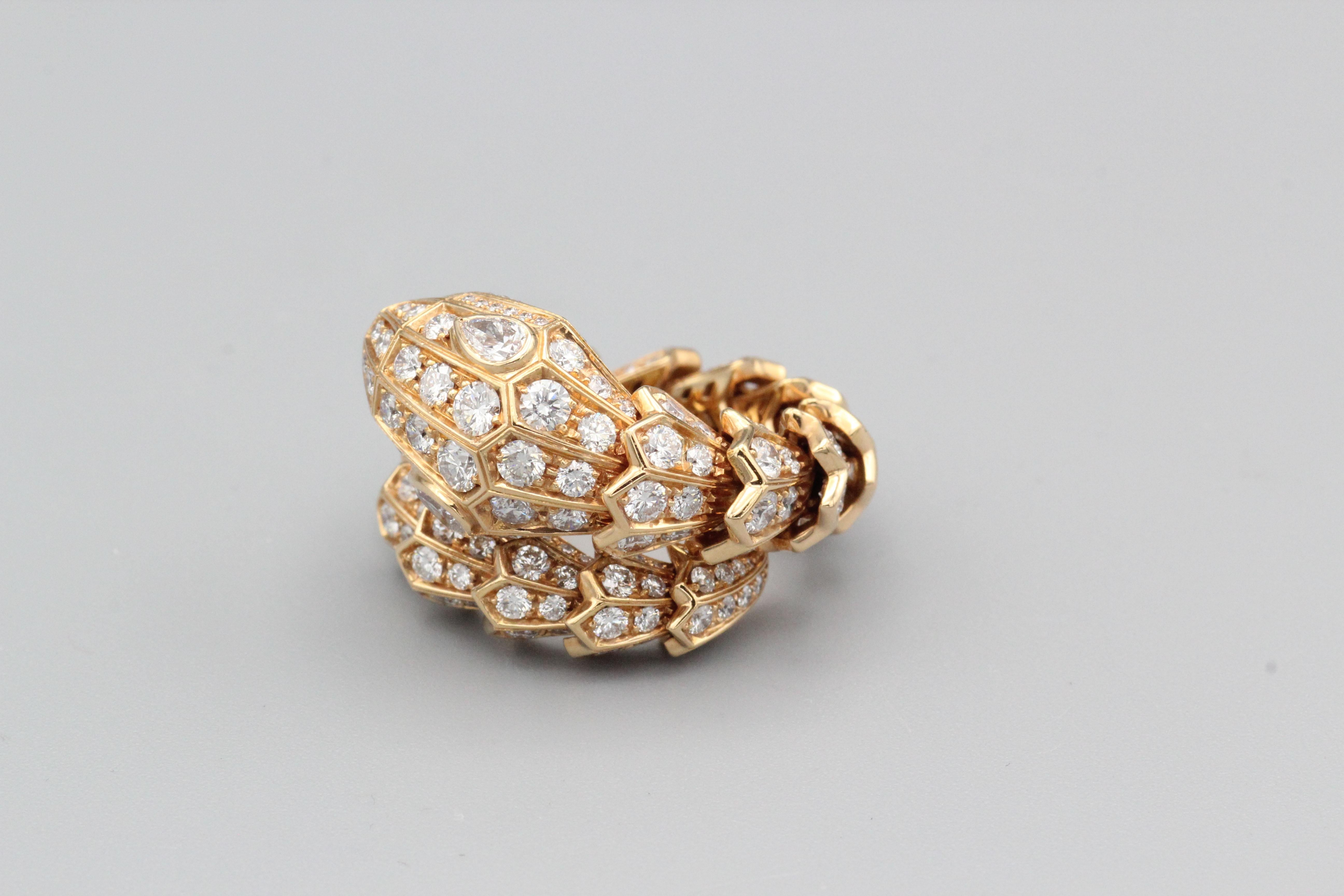 bulgari snake ring