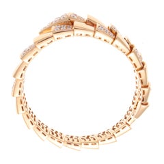 Bulgari Serpenti Diamond Rose Gold Bracelet