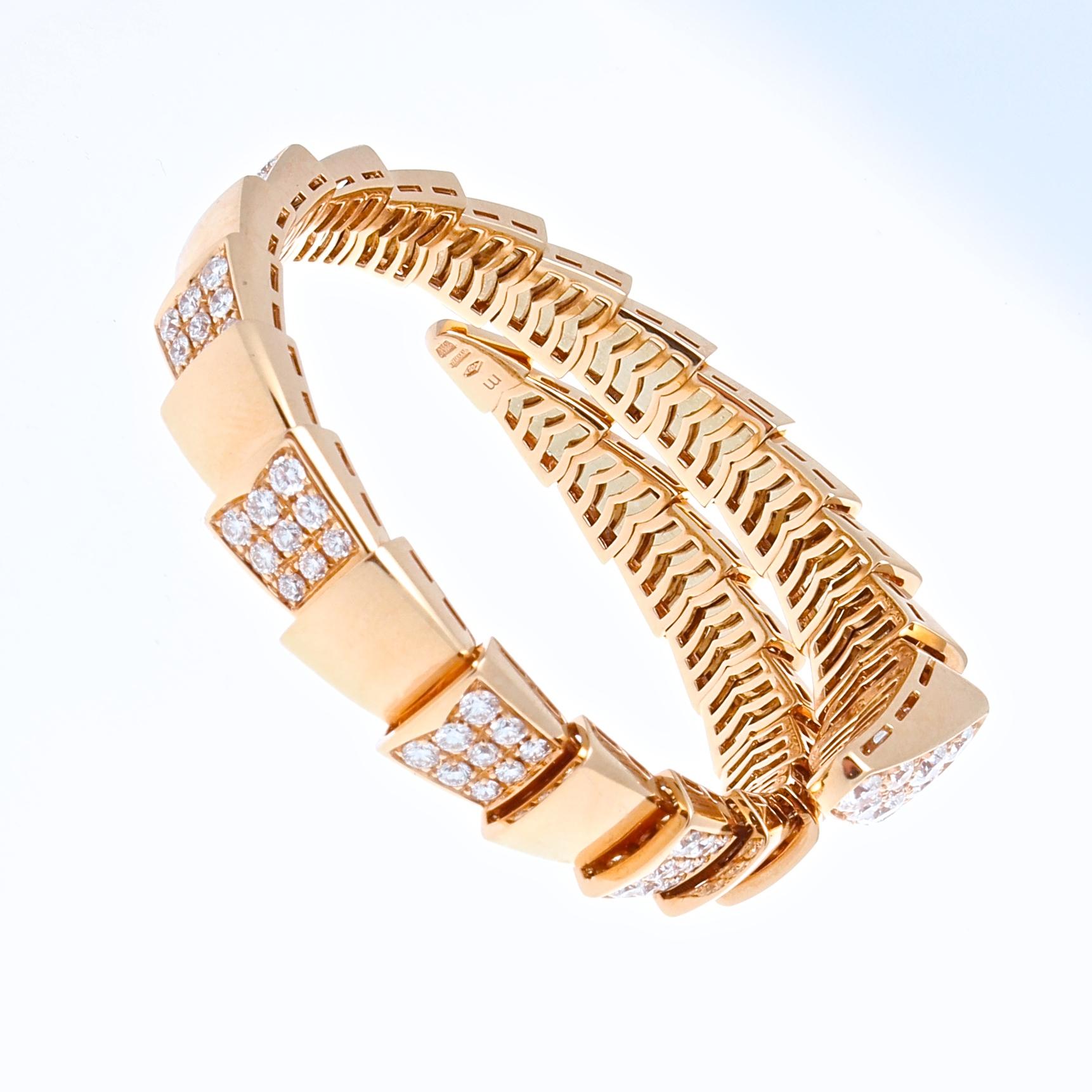 rose gold serpenti bracelet