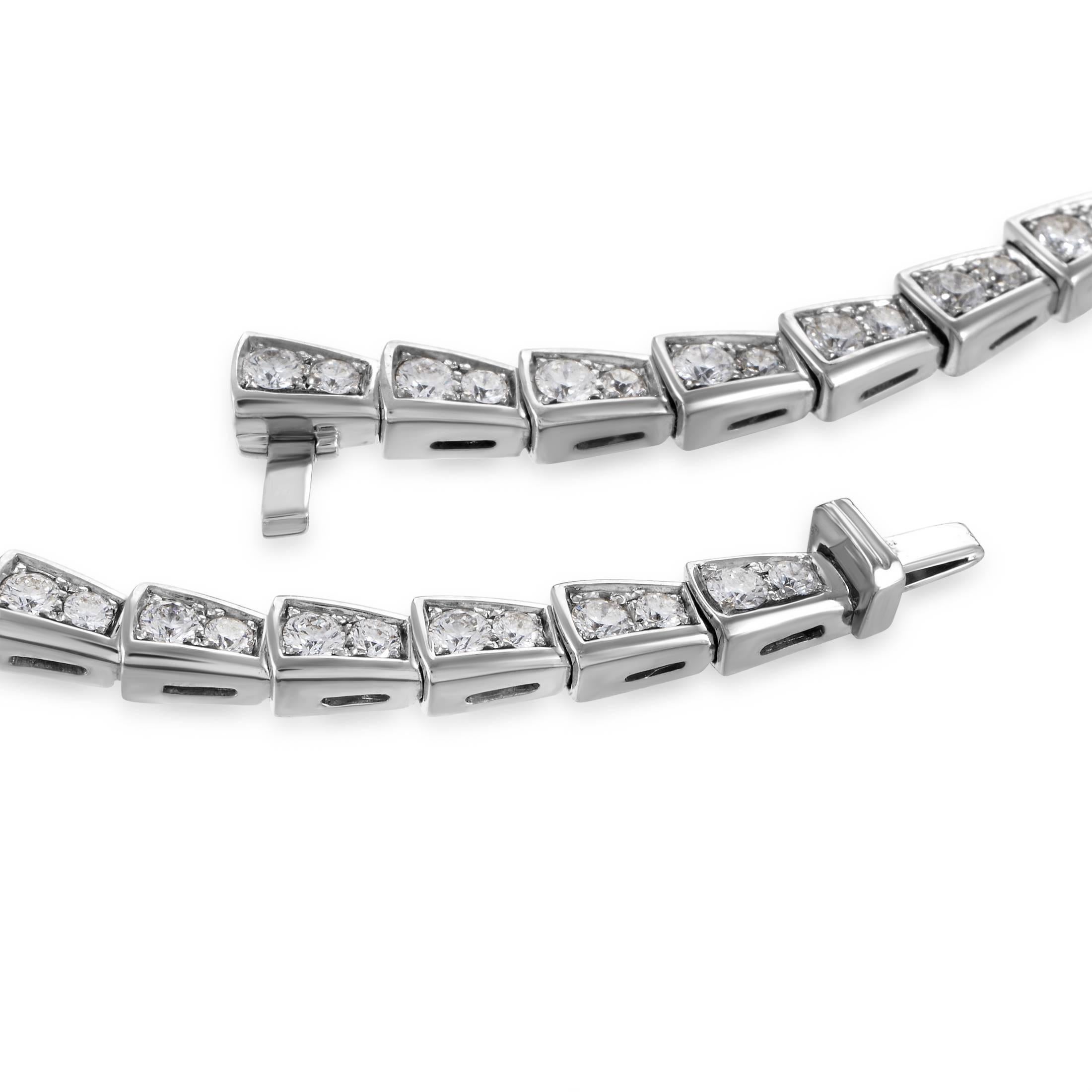 bulgari serpenti necklace white gold