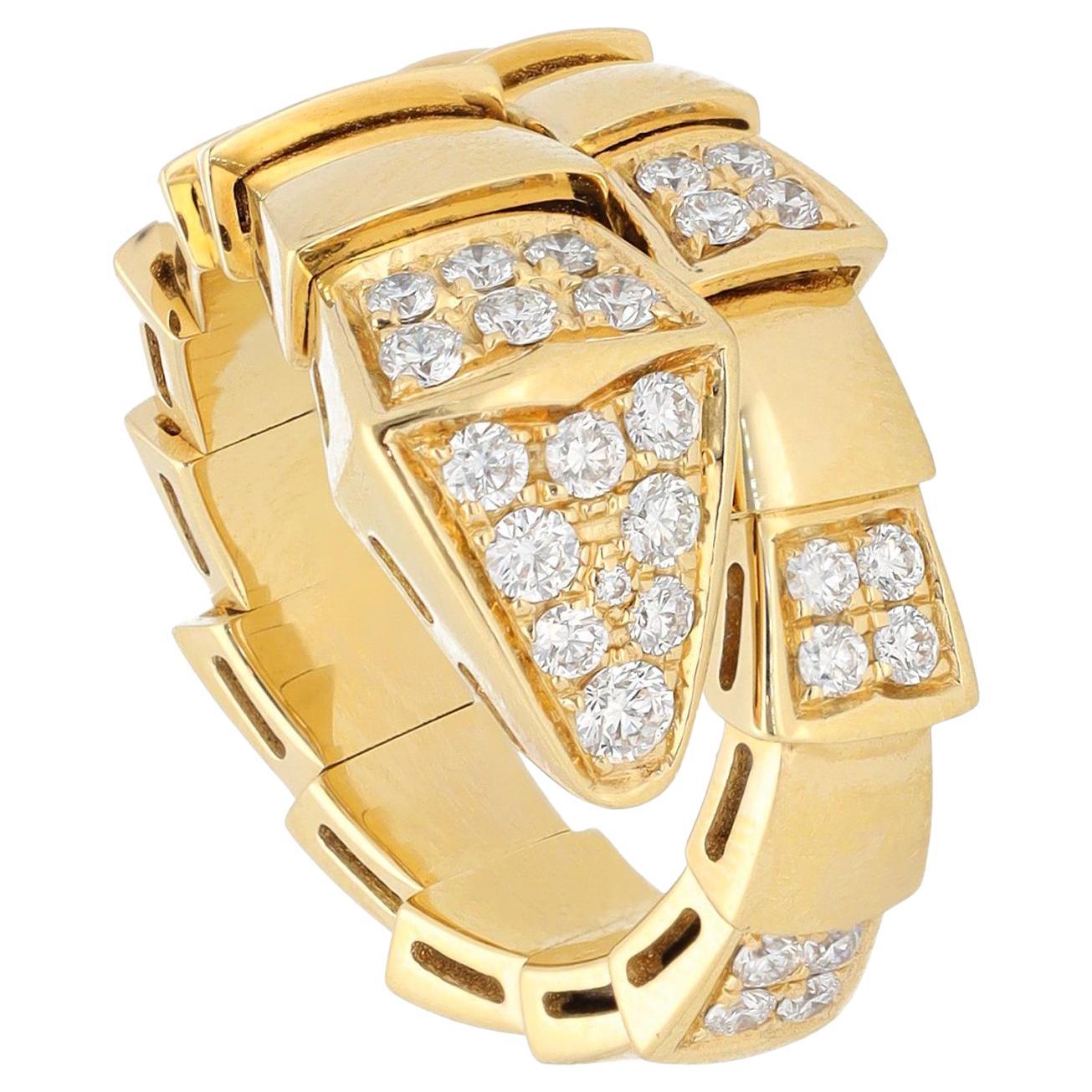 BULGARI Serpenti One Coil Viper Ring