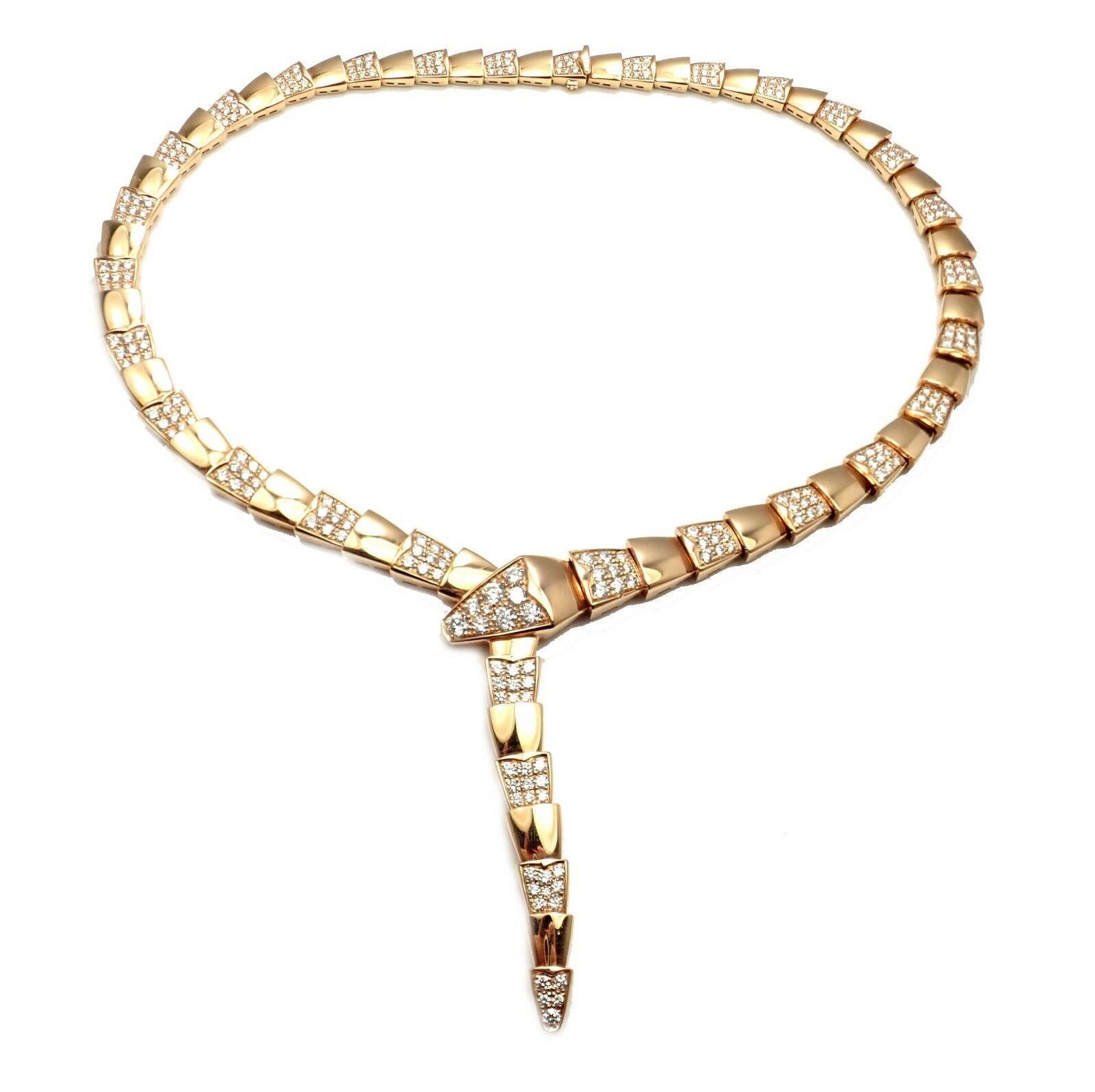 bulgari serpenti necklace gold