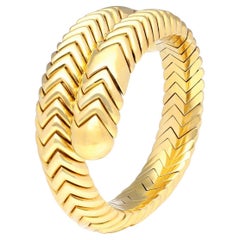 Antique Bulgari Serpenti Spiga Gold Bracelet
