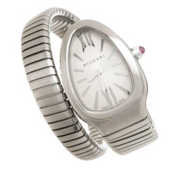 Bulgari Ladies Stainless Steel Serpenti Quartz Wristwatch