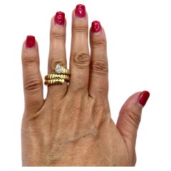 Bulgari Serpenti Tubogas Diamond Ring