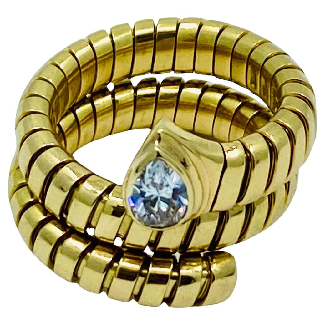 Bulgari Serpenti Tubogas Diamond Ring 2