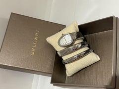 Bulgari Serpenti Tubogas Double Spiral Steel and Diamond  Watch