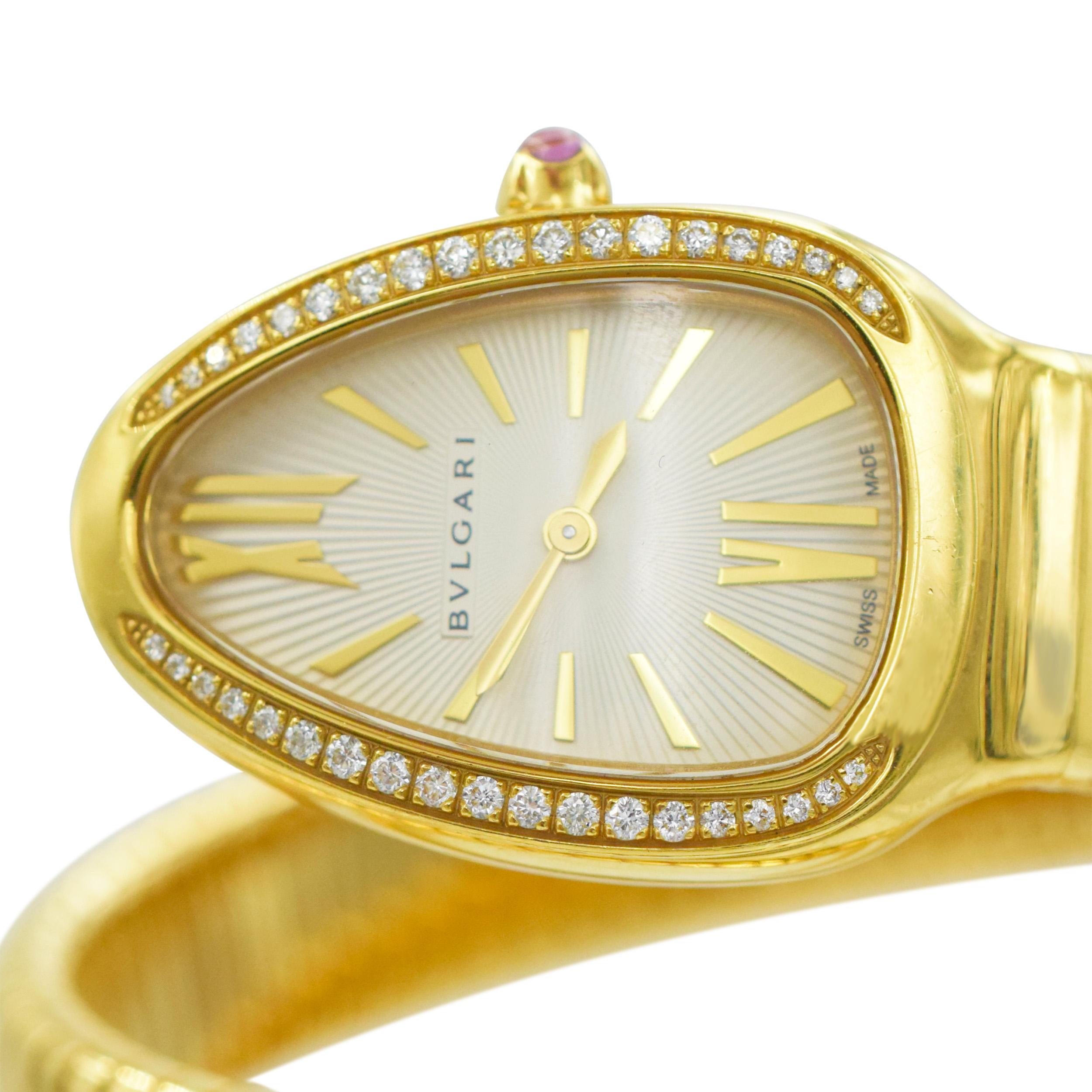 Bulgari Serpenti Tubogas Watch In Excellent Condition In New York, NY