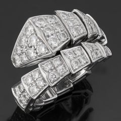 BULGARI Serpenti Viper Diamond White Gold Medium Ring Box