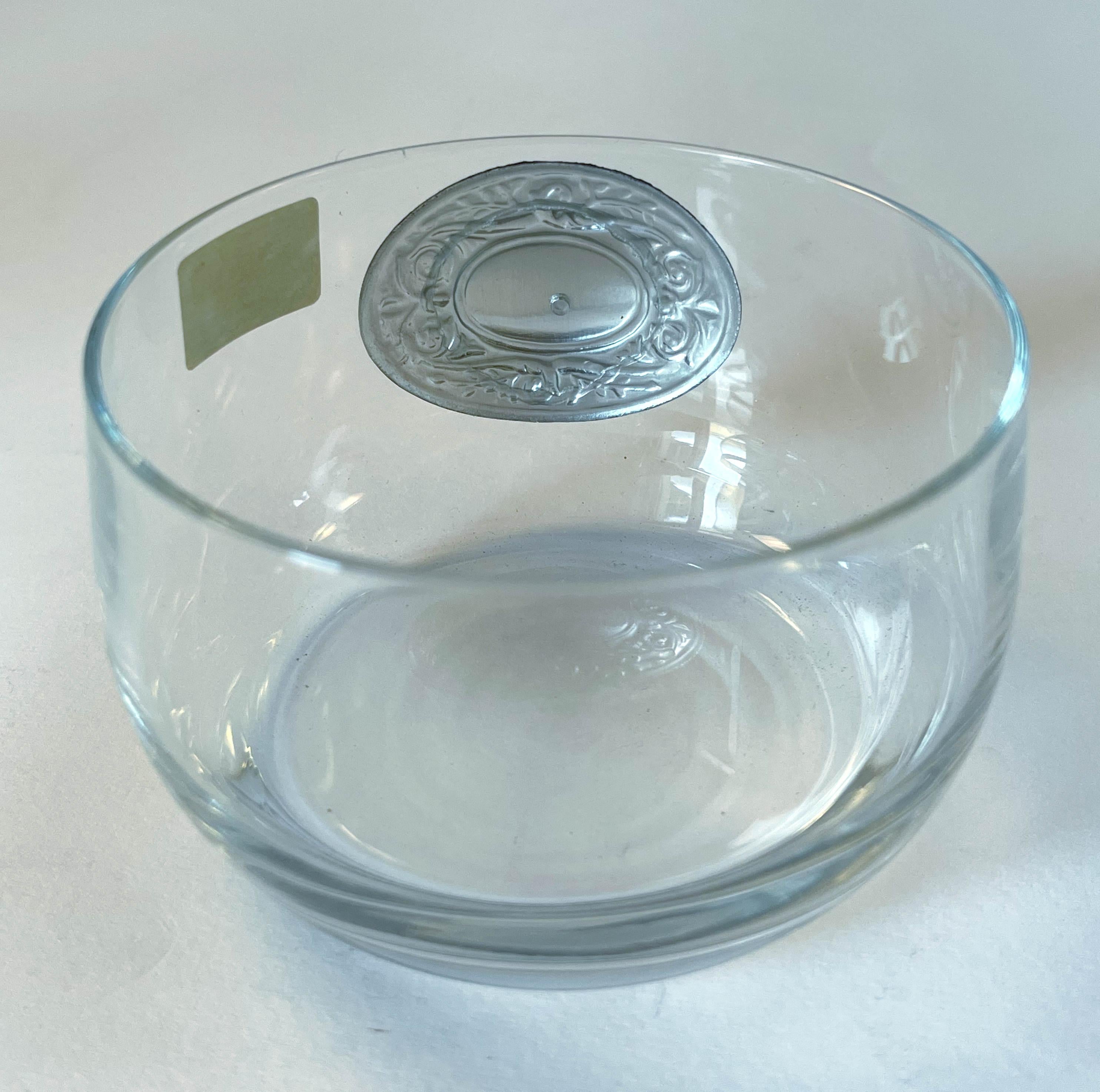 Juego de puñetazos de cristal de plata Bulgari en venta 7