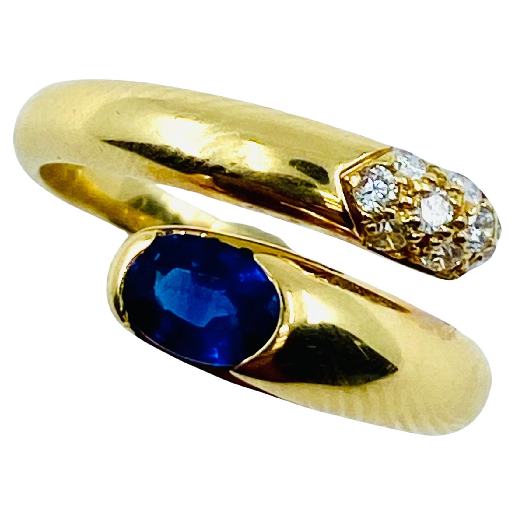 bulgari snake ring diamond