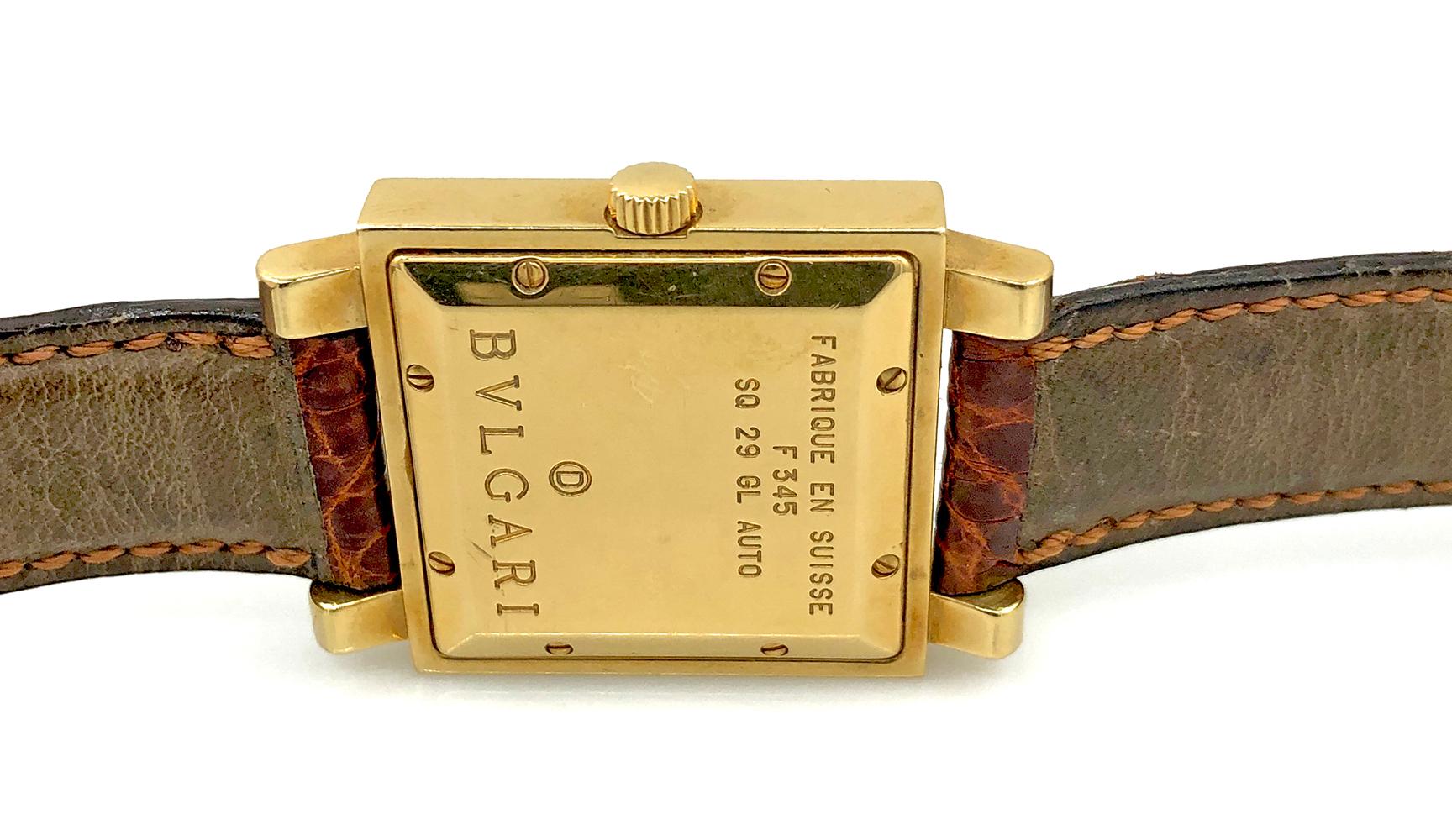 bvlgari square watch