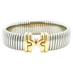 Bracciale "Parentesi" Steele e oro di Bulgari