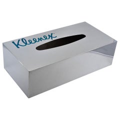 Bulgari Sterling and Enamel Kleenex Box Holder