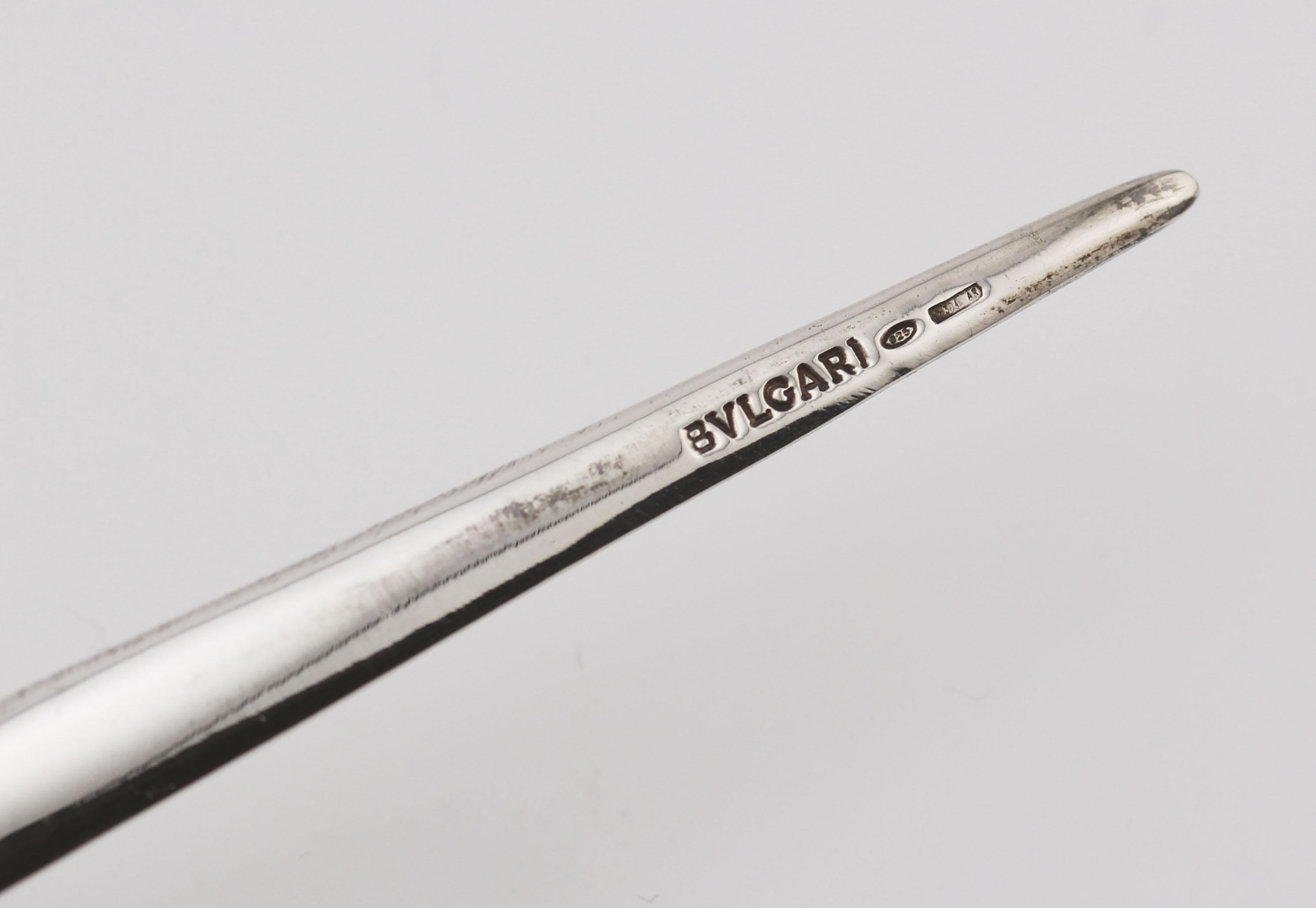 Bulgari Sterling Silver Vintage Cockatoo Bird Letter Opener For Sale 2