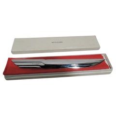 Bulgari Streamlined Chrome-Plated Letter Opener