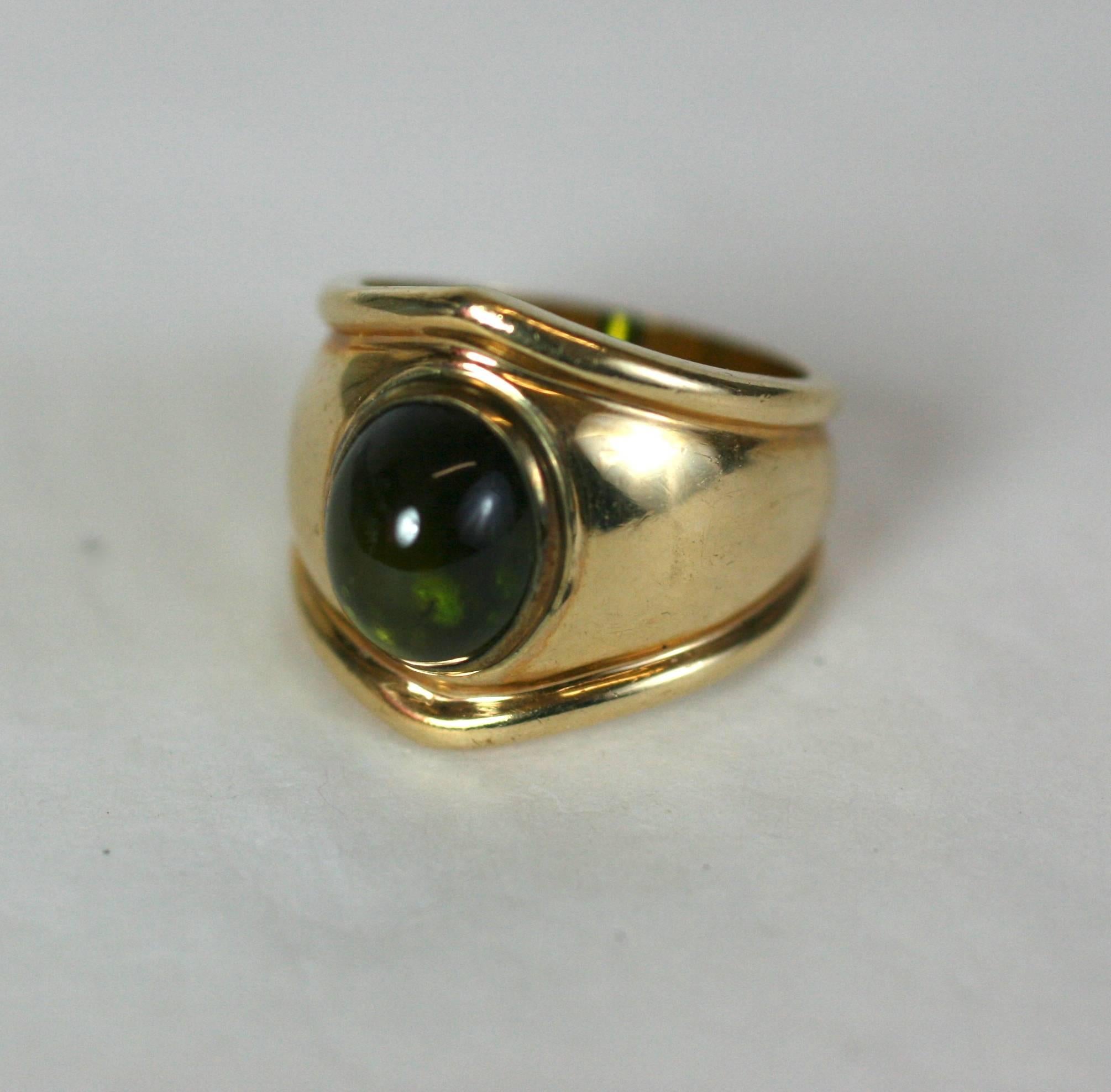 green tourmaline rings for sale