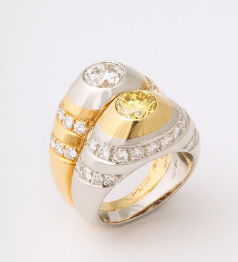 MY TWIN TOI & MOI SILVER DIAMOND RING
