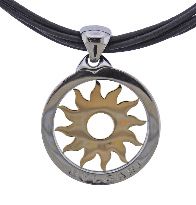 Bulgari tondo sun necklace shop