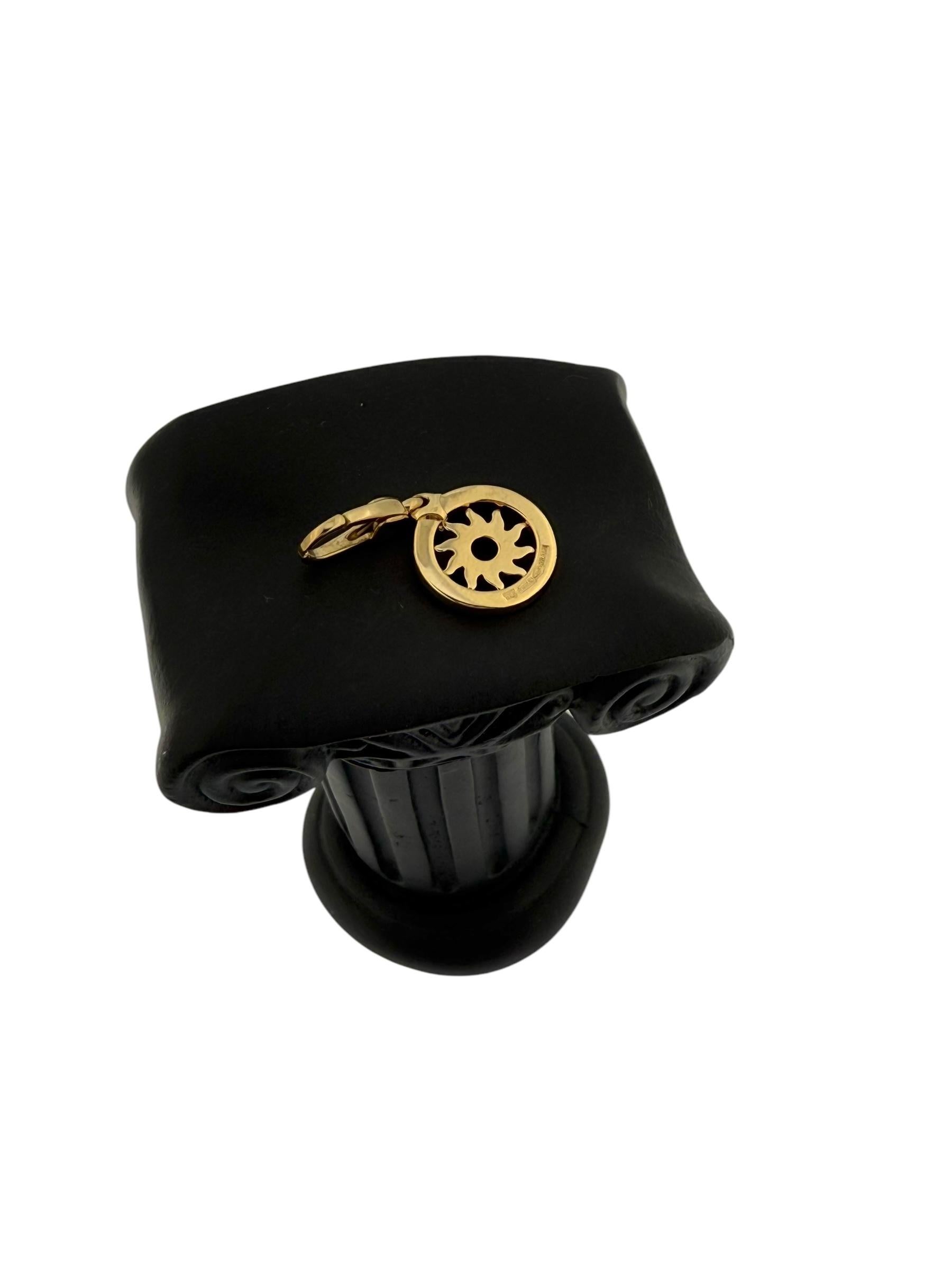 Artisan Bulgari Tondo Sun Yellow Gold Pendant