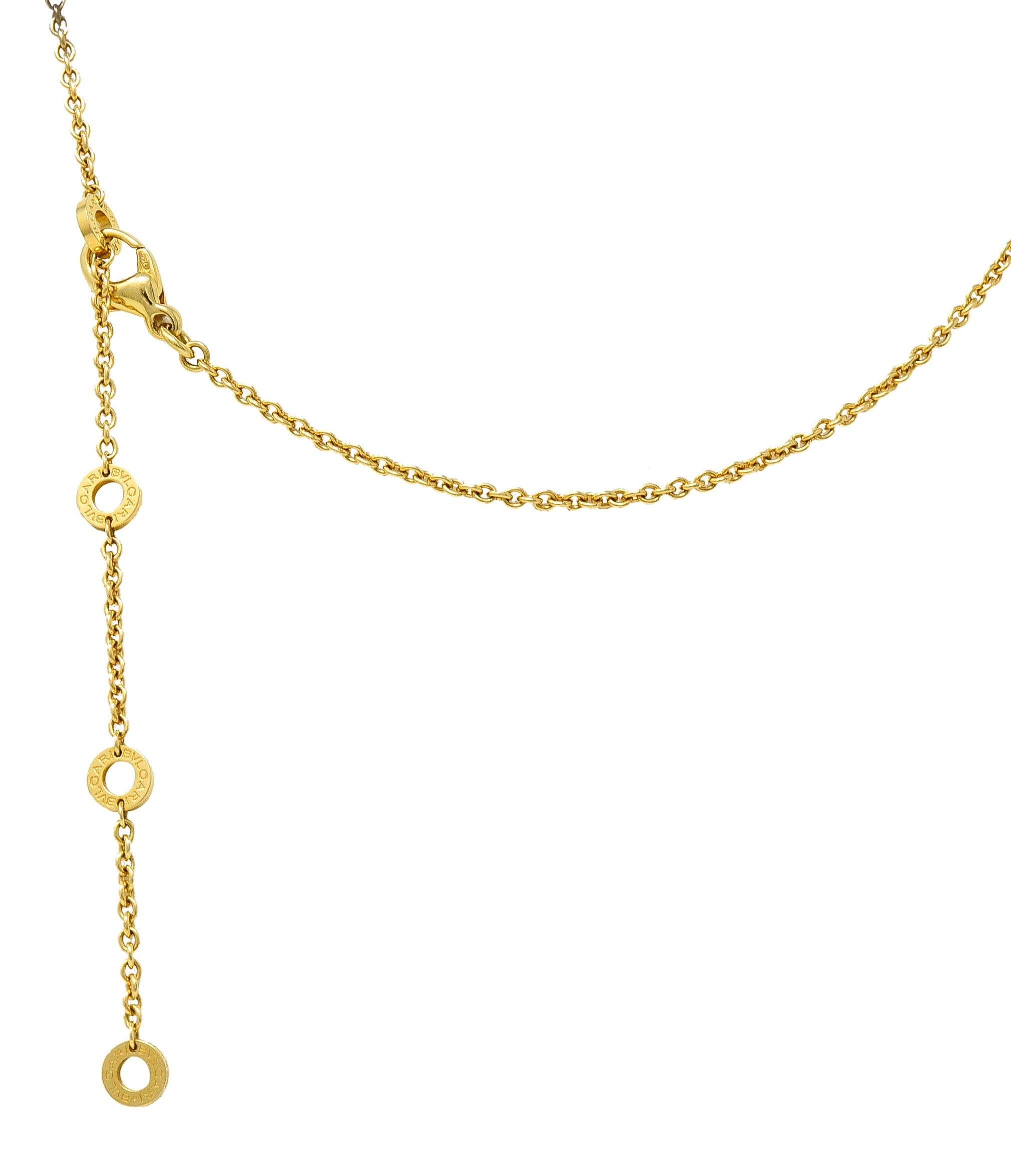 Bulgari Topaz Tourmaline Peridot Garnet Citrine Diamond 18 Karat Gold Necklace 3