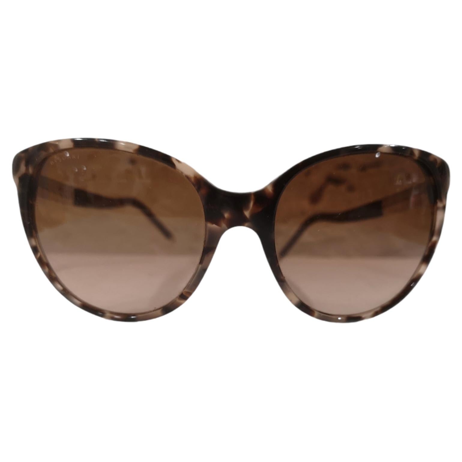 Bulgari lunettes de soleil écaille