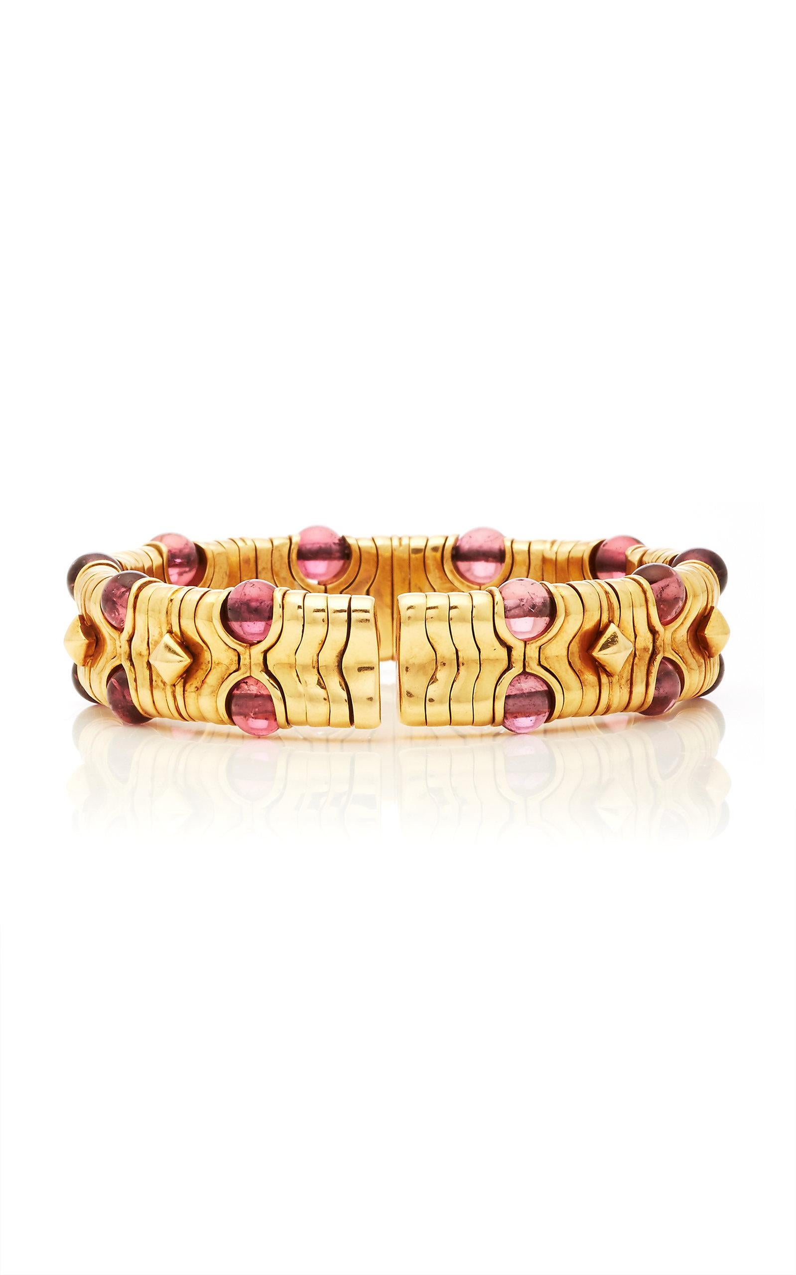 Women's Bulgari Tourmaline Gold Bracelet
