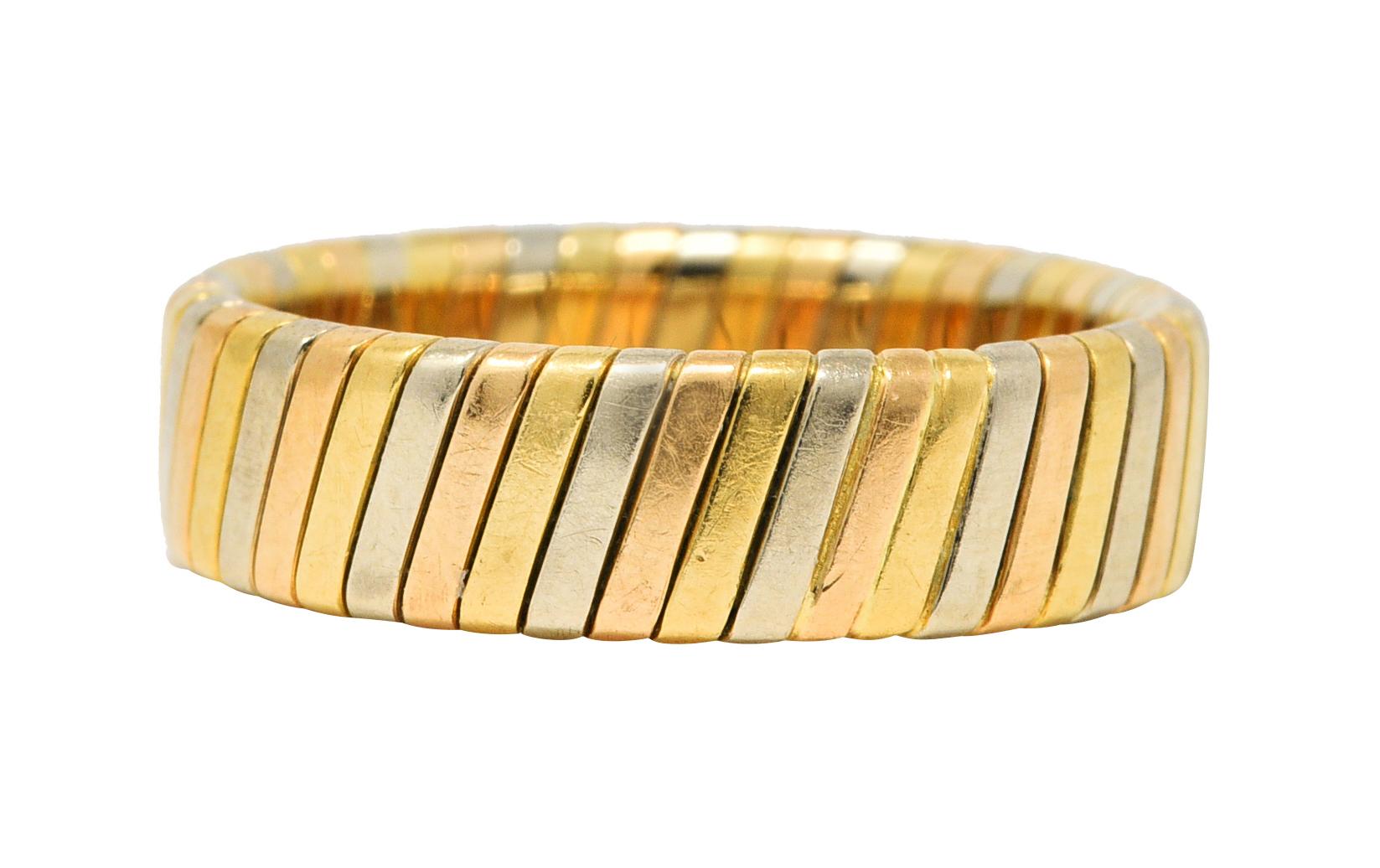 bulgari tri color ring