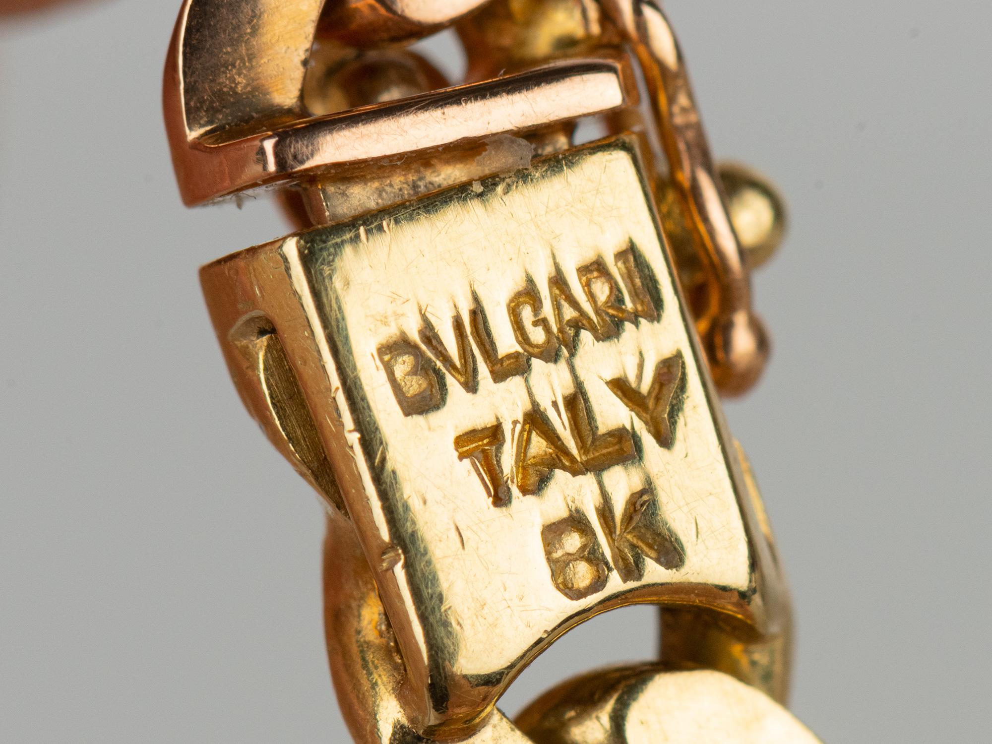Bulgari Collier Monete tricolore en vente 2
