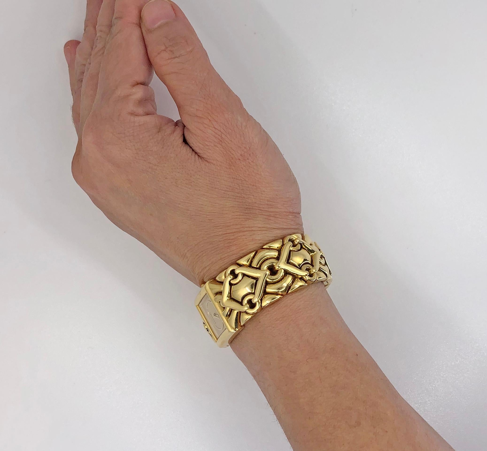 Bulgari Trika Ladies Gold Watch In Good Condition In New York, NY