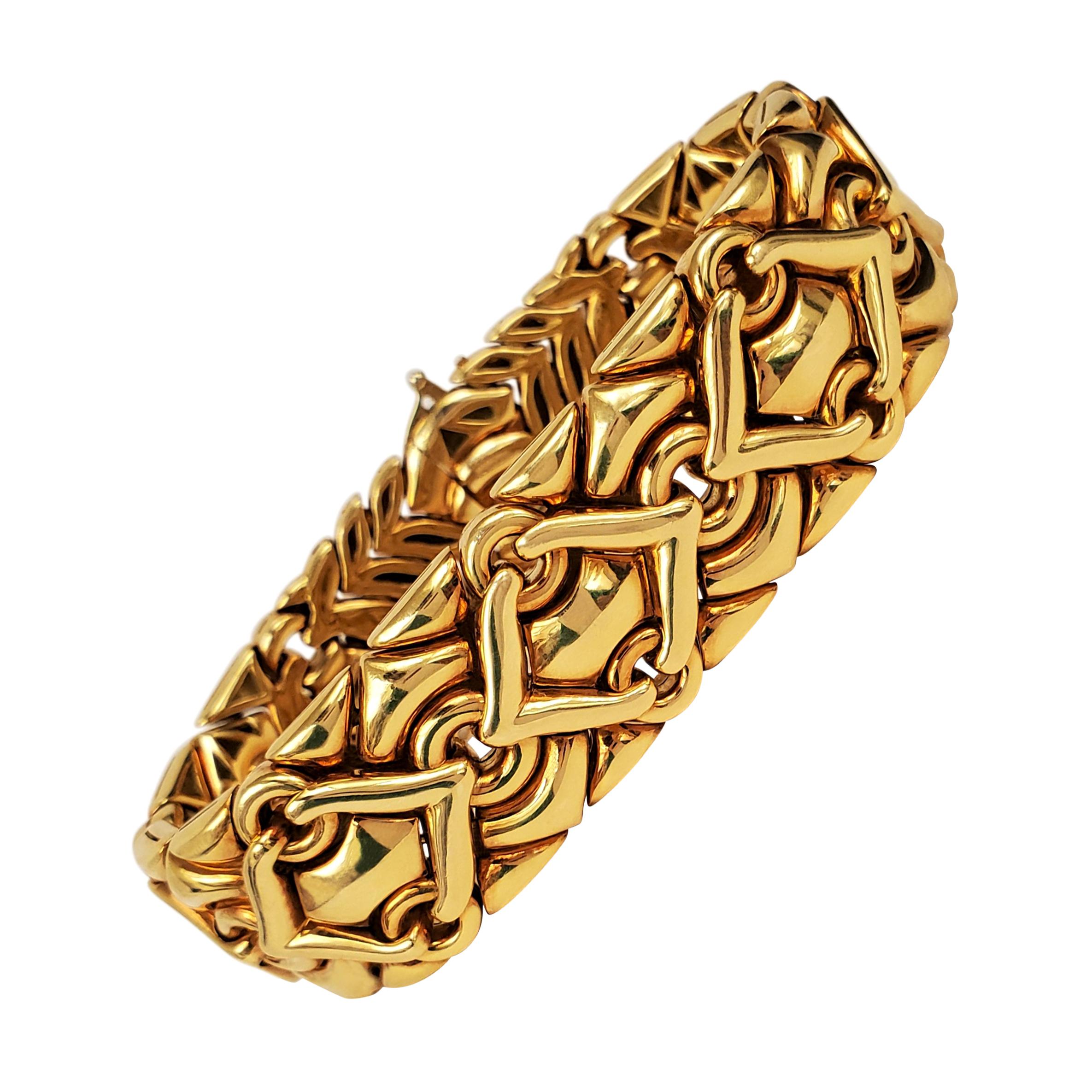Bulgari Trika Yellow Gold Bracelet