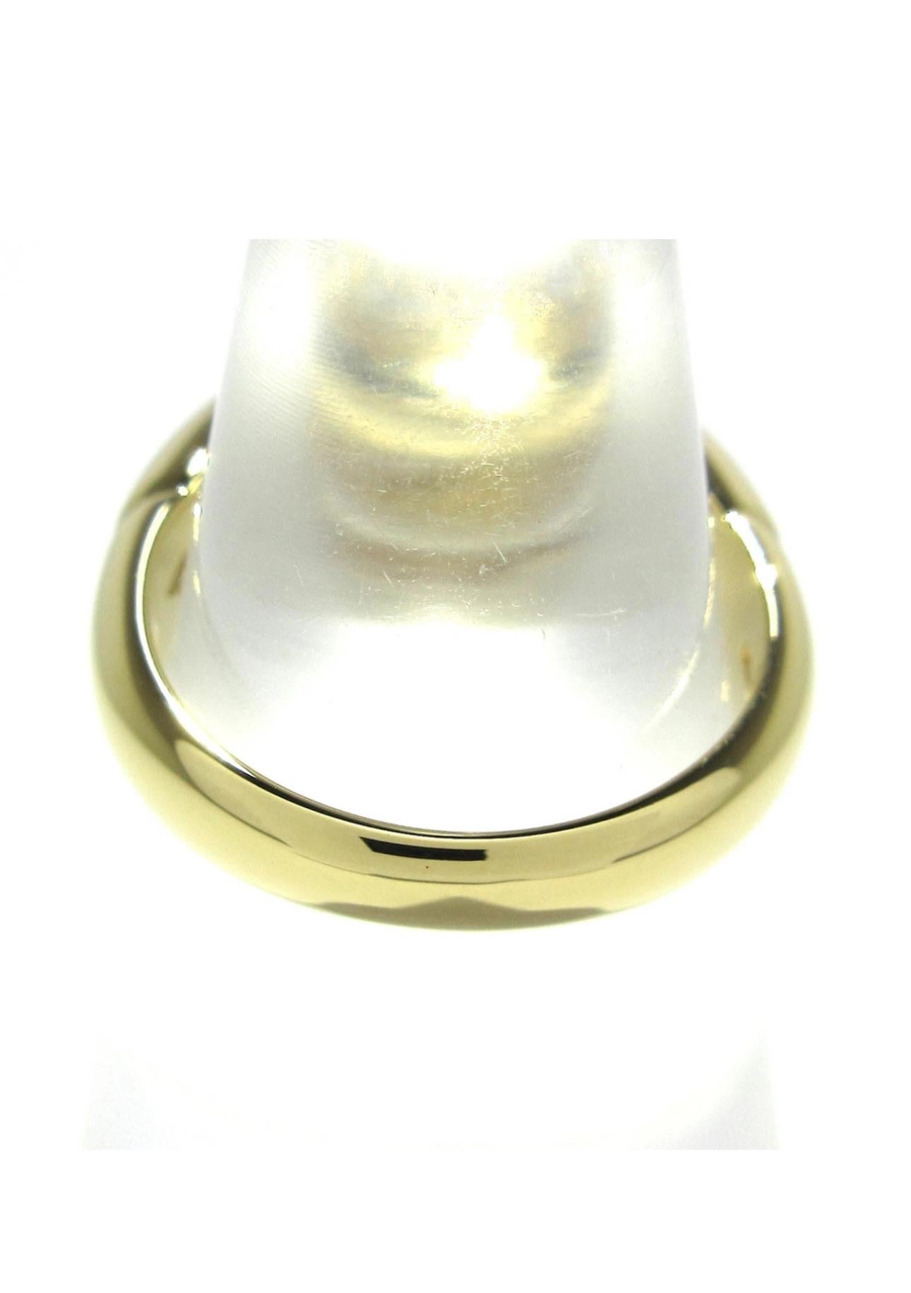 Bulgari Tronchetto Diamond Gold Band Ring In Excellent Condition For Sale In Napoli, Italy