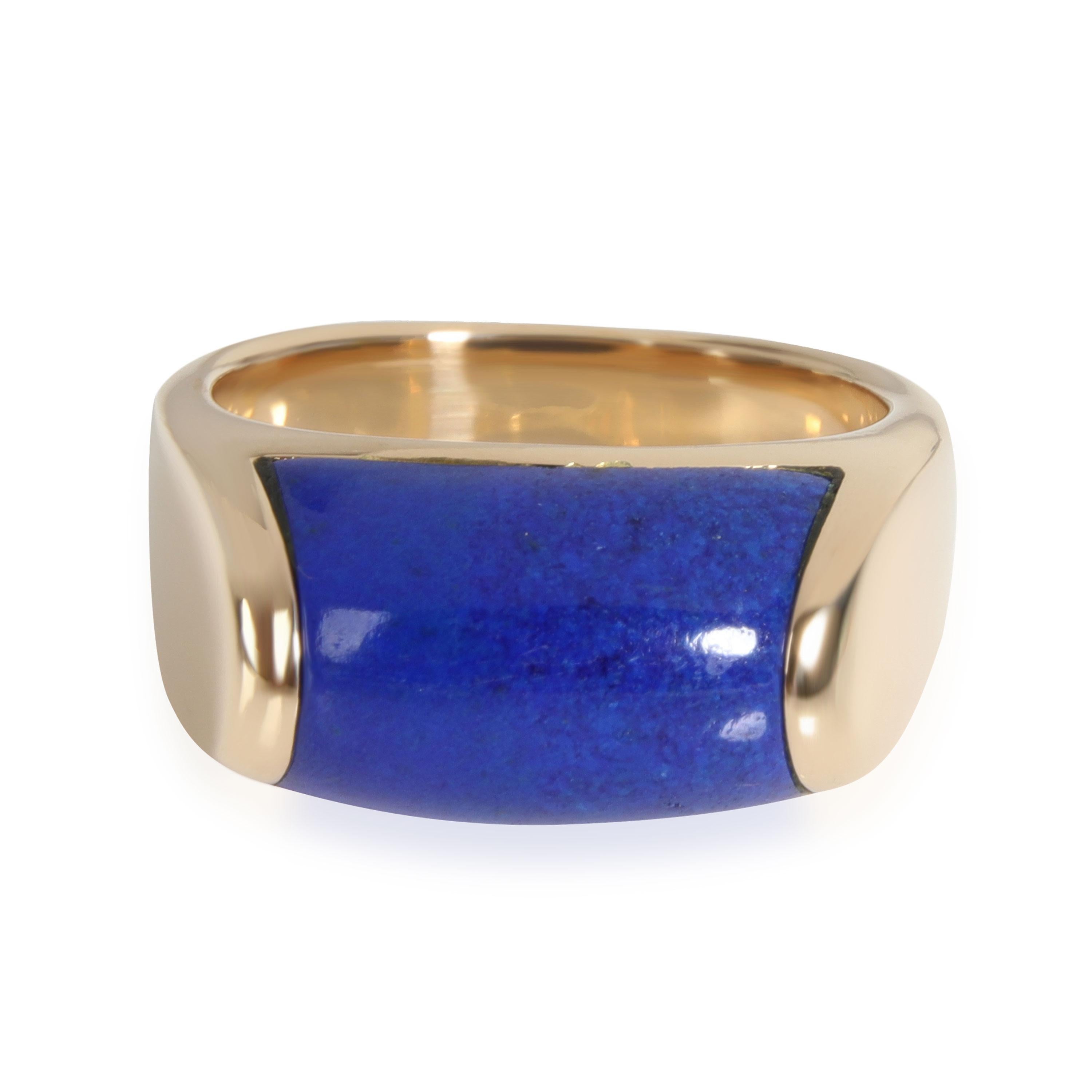 Bulgari Tronchetto Lapis Ring in 18K Yellow Gold In Excellent Condition In New York, NY