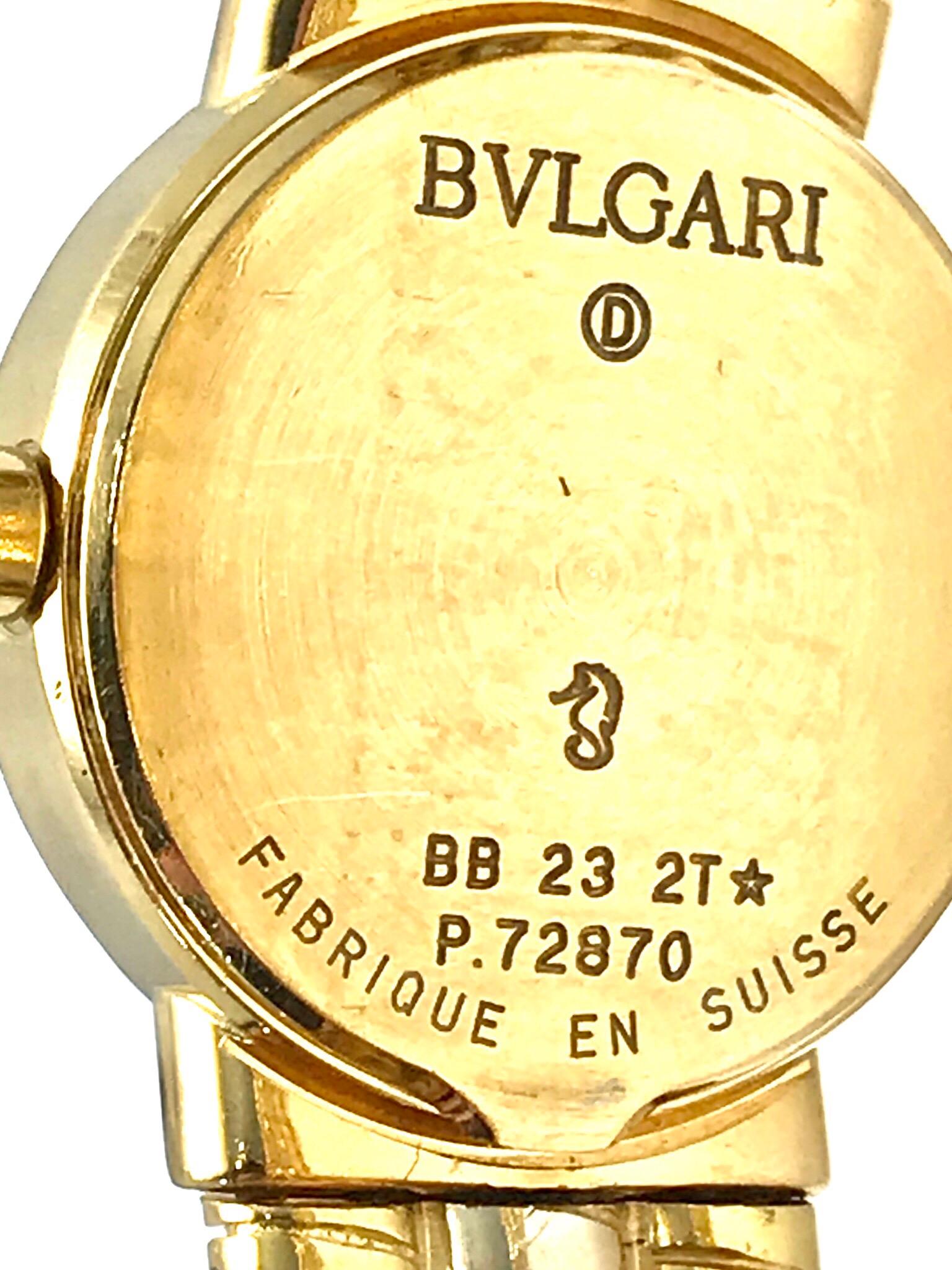 Bulgari Tubogas 18 Karat Tri-Color Gold Open Flex Watch Bangle Bracelet 1