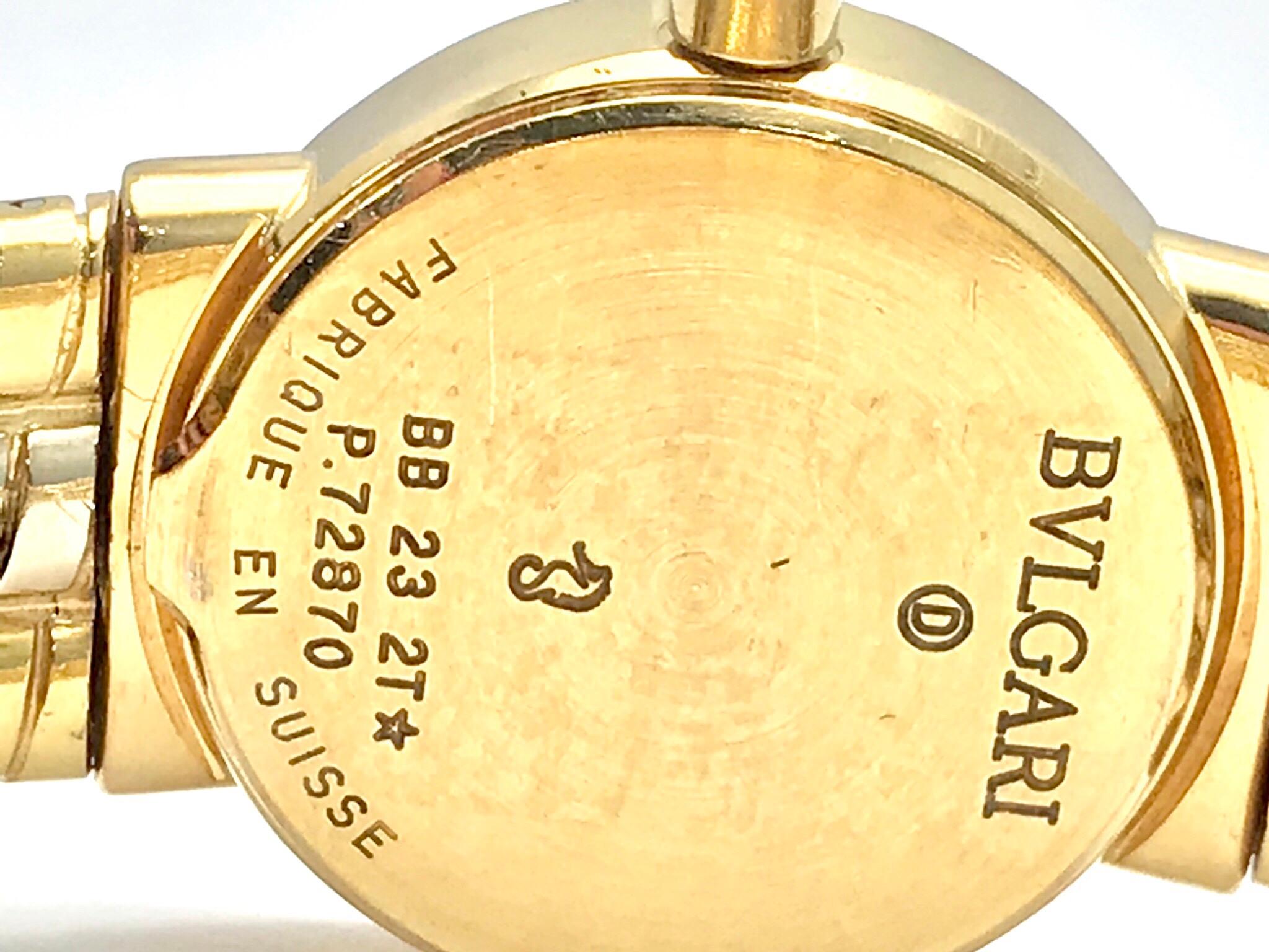 Bulgari Tubogas 18 Karat Tri-Color Gold Open Flex Watch Bangle Bracelet 2