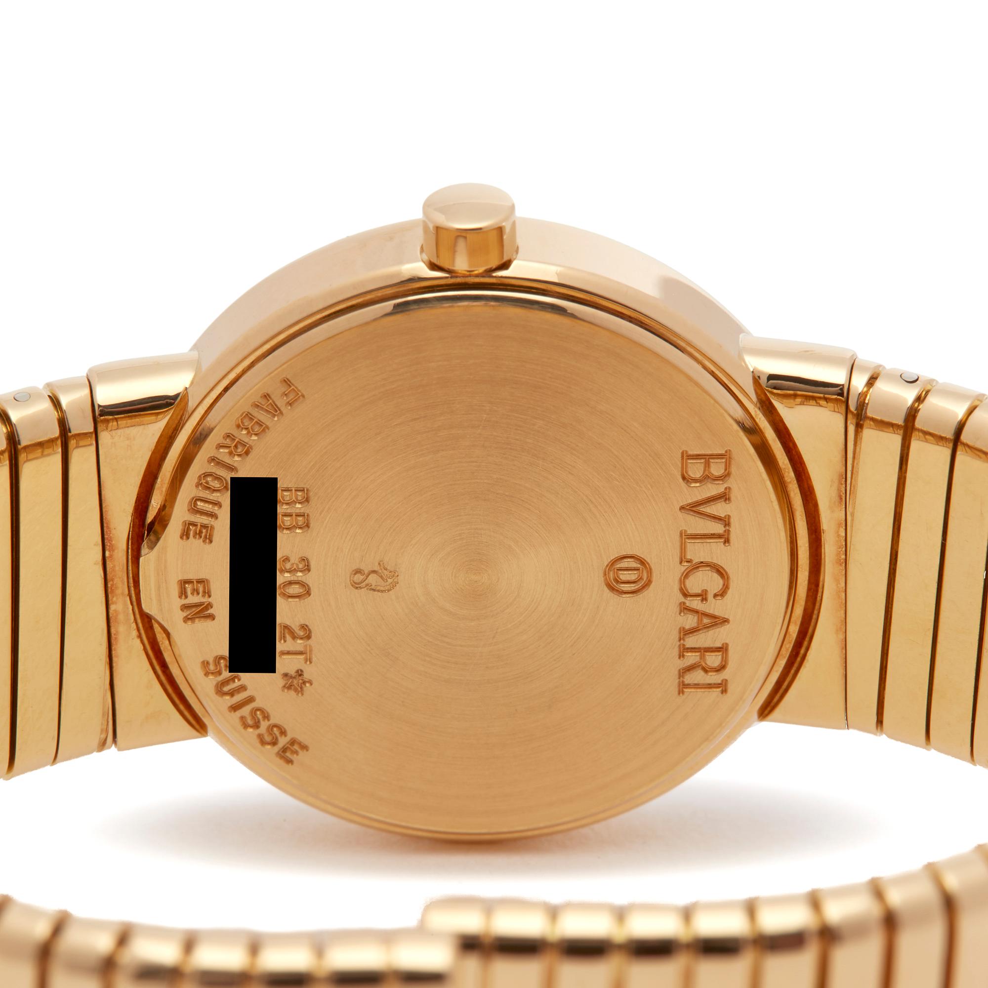 Bulgari Tubogas 18k Yellow Gold BB302T Wristwatch 2